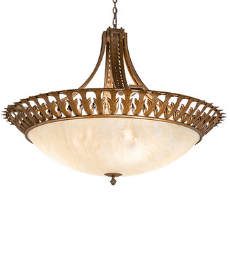 Meyda Tiffany - 227562 - Six Light Pendant - Hampton - Rustic Iron