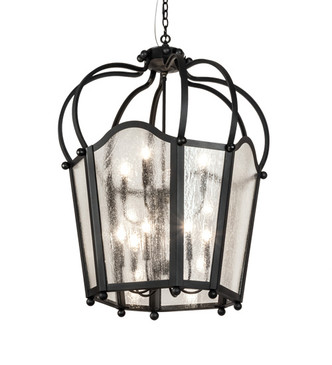 Meyda Tiffany - 230264 - Ten Light Pendant - Citadel - Textured Black