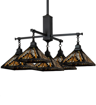 Nuevo Mission Five Light Chandelier (231691)
