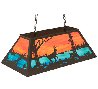 Deer at Lake Six Light Pendant (233909)