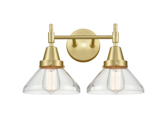 Innovations - 447-2W-SB-CL-LED - LED Bath Vanity - Satin Brass