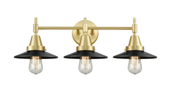 Innovations - 447-3W-SB-M6-BK-LED - LED Bath Vanity - Satin Brass