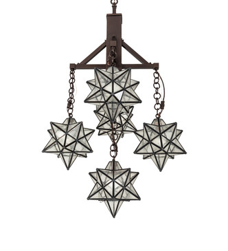 Moravian Star Five Light Chandelier (237620)