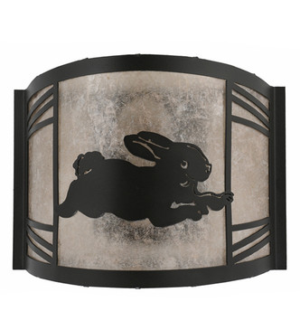 Rabbit on the Loose One Light Wall Sconce (243260)