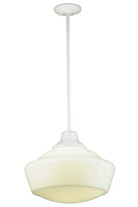 Meyda Tiffany - 245727 - One Light Pendant - Revival - White