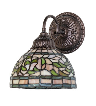 Tiffany Turning Leaf One Light Wall Sconce (250245) Tiffany Turning Leaf One Light Wall Sconce (250245)