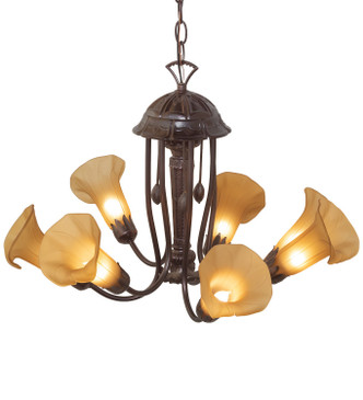 Amber Seven Light Chandelier (251588)