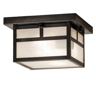 Meyda Tiffany - 251751 - Two Light Flushmount - Hyde Park - Craftsman Brown