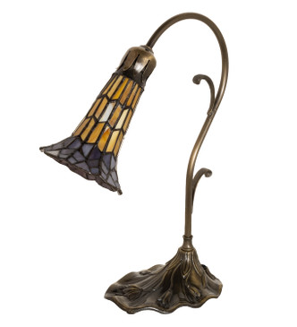 Stained Glass Pond Lily Mini Lamp (251850) Stained Glass Pond Lily Mini Lamp (251850)