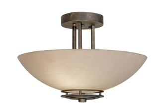 Meyda Tiffany - 255161 - Two Light Semi-Flushmount - Thurston - French Bronze