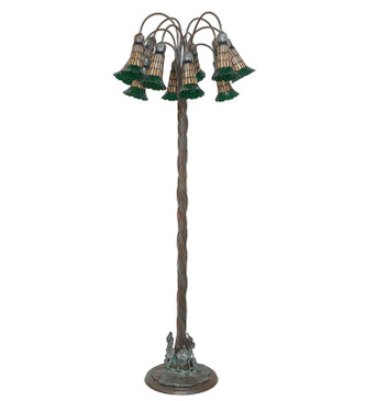 Stained Glass Pond Lily 12 Light Floor Lamp (262124) Stained Glass Pond Lily 12 Light Floor Lamp (262124)