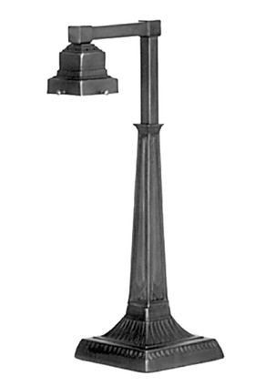 Meyda Tiffany - 26413 - One Light Table Base - Mission - Mahogany Bronze