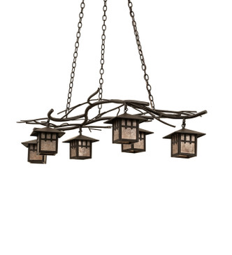 Winter Solstice Six Light Chandelier in Oil Rubbed Bronze (57-265801)