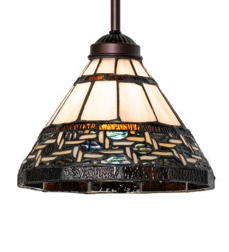 Meyda Tiffany - 265802 - One Light Mini Pendant - Ilona - Mahogany Bronze