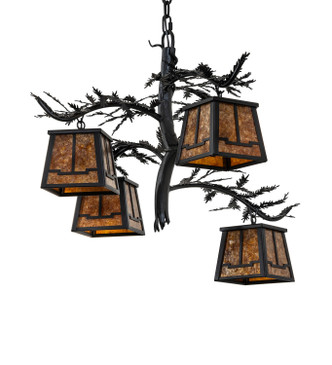 Pine Branch Four Light Chandelier (270103)