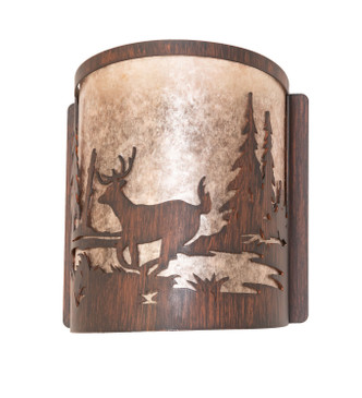 Deer at Lake One Light Wall Sconce (277544)