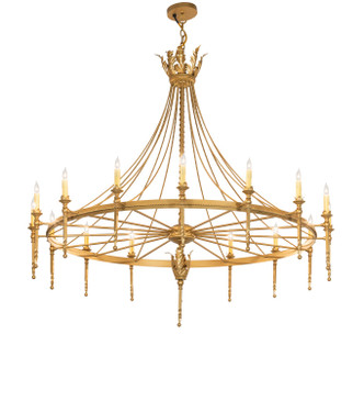 Meyda Tiffany - 280586 - 16 Light Chandelier - Amaury - Goldtastic