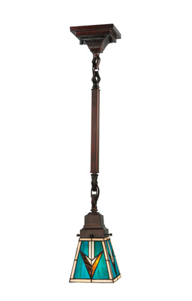 Meyda Tiffany - 48978 - One Light Mini Pendant - VALENCIA Mission - Antique