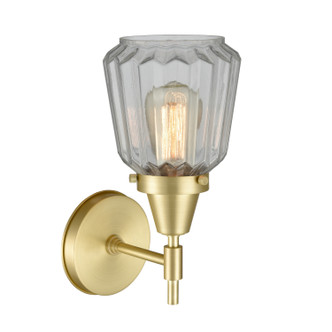 LED Wall Sconce (447-1W-SB-G142-LED)