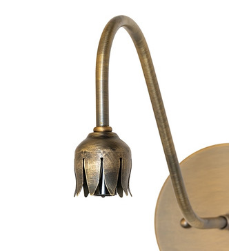 Tulip One Light Wall Sconce Hardware (287194)