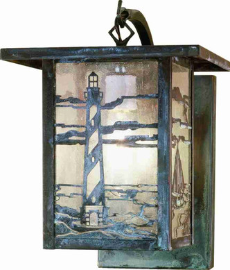Meyda Tiffany - 51472 - One Light Wall Sconce - Hyde Park - Verdigris