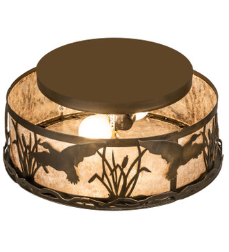 Ducks in Flight Two Light Flushmount (51499)