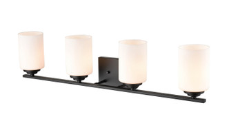Millennium - 3184-MB - Four Light Vanity - Durham - Matte Black