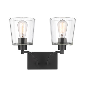 Millennium - 496002-MB - Two Light Vanity - Evalon - Matte Black