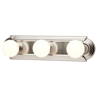 Three Light Vanity in Brushed Nickel (72-60-300)