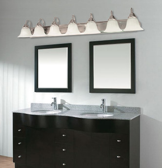 Ballerina Seven Light Vanity in Brushed Nickel (72-60-3283)
