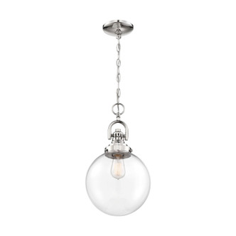 Skyloft One Light Pendant in Polished Nickel / Clear Glass (72-60-6672) Skyloft One Light Pendant in Polished Nickel / Clear Glass (72-60-6672)