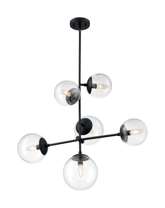 Sky Six Light Pendant in Matte Black (72-60-7135) Sky Six Light Pendant in Matte Black (72-60-7135)