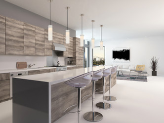 Pulse LED Mini Pendant in Brushed Nickel (72-62-953)