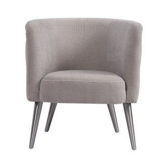 Haider Accent Chair in Antique Nickel (52-23508)