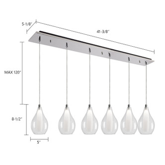 Victoria LED Pendant (MP3005CH-06)