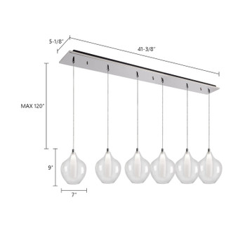 Victoria LED Pendant (MP3007CH-06)