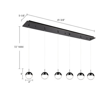 Pluto LED Pendant (MP402801BC-06)