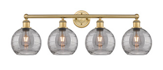 manufacturer_finish:Brushed Brass|manufacturer_glass:Light Smoke Deco Swirl|light_output:220.00lm|color_temperature:2200K|cri:99