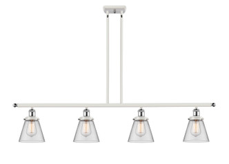 Innovations - 916-4I-WPC-G62 - Four Light Island Pendant - Ballston Urban - White Polished Chrome