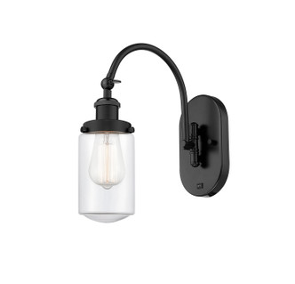 Innovations - 918-1W-BK-G312 - One Light Wall Sconce - Franklin Restoration - Matte Black