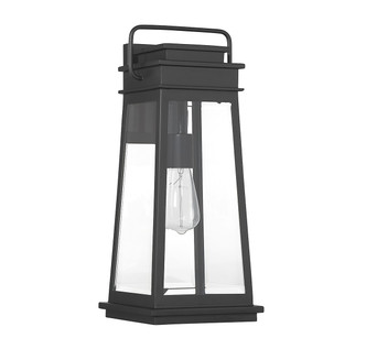 Boone One Light Outdoor Wall Lantern in Matte Black (51-5-813-BK)