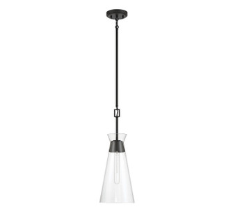 Lakewood One Light Pendant in Matte Black (51-7-1831-1-89)