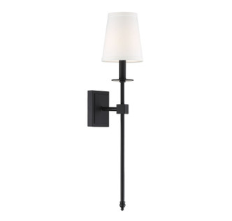 Monroe One Light Wall Sconce in Matte Black (51-9-303-1-89)