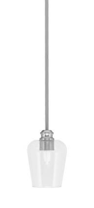 Toltec Lighting - 1151-BN-210 - One Light Mini Pendant - Edge - Brushed Nickel