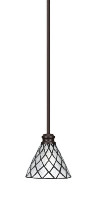Toltec Lighting - 1151-ES-9185 - One Light Mini Pendant - Edge - Espresso
