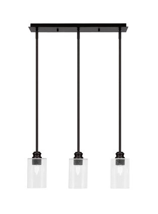 Toltec Lighting - 1153-ES-300 - Three Light Mini Pendant - Edge - Espresso