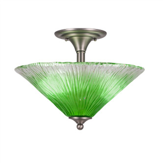 Toltec Lighting - 121-BN-717 - Two Light Semi-Flush - Any - Brushed Nickel