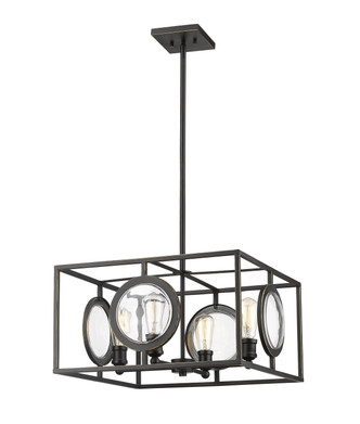 Z-Lite - 448-20OB - Four Light Chandelier - Port - Olde Bronze