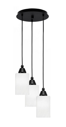 Toltec Lighting - 1818-MB-3001 - Three Light Pendalier - Array - Brushed Nickel