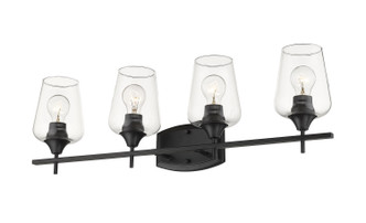 Joliet Four Light Vanity in Matte Black (224-473-4V-MB)